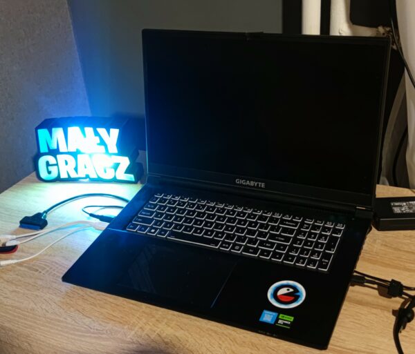 Lampka gamingowa Mały Gracz dla dziecka